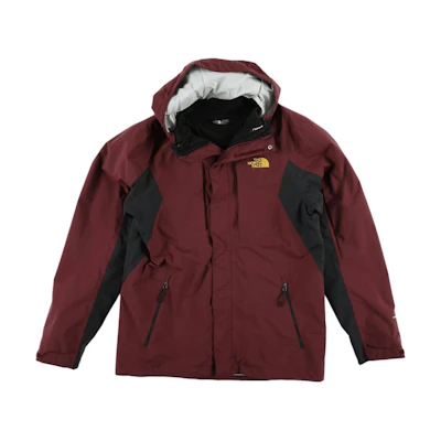 TNF Cinder Triclimate Hooded Jacket Deep Pomegranate Red NF0A2SZD-TLJ