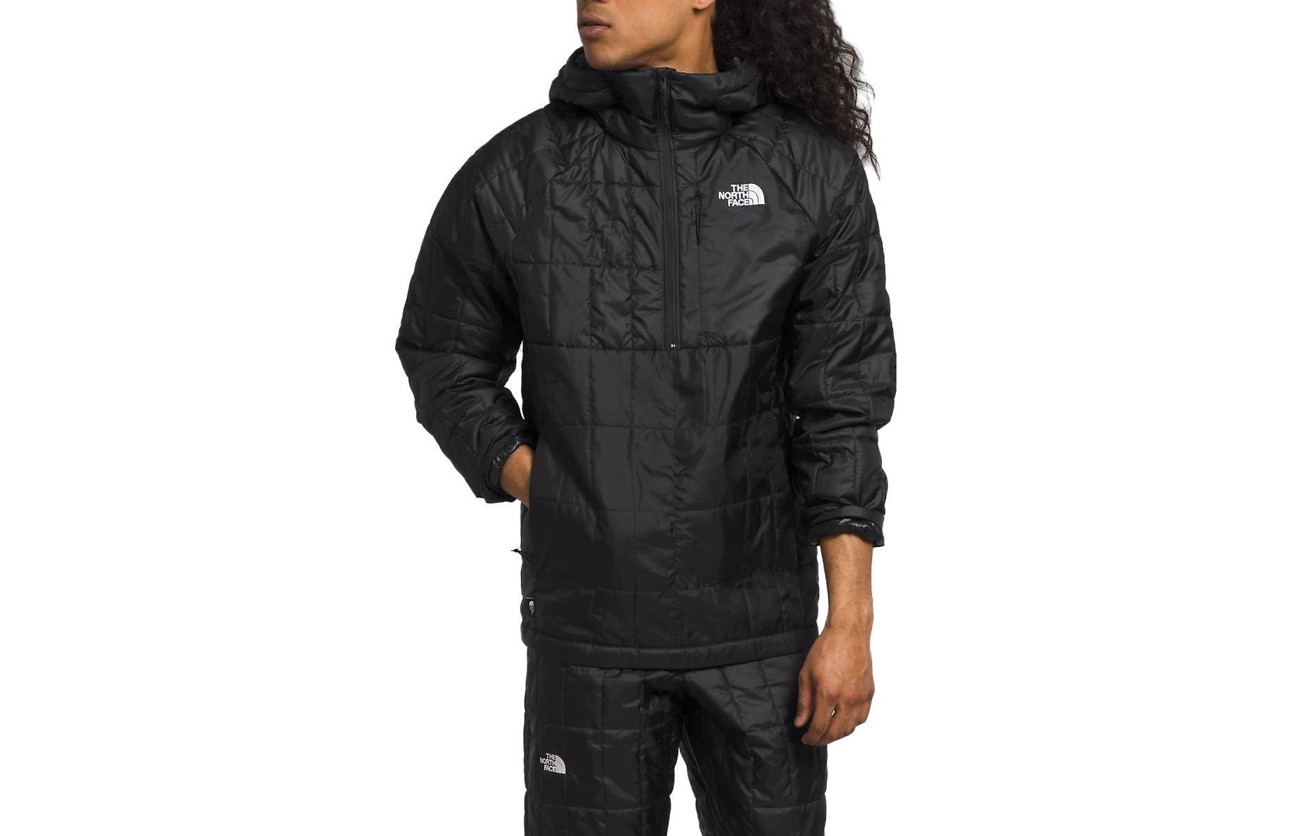 The North Face Circaloft ¼-Zip Pullover Black Jacket with Logo Print NF0A84HN-JK3