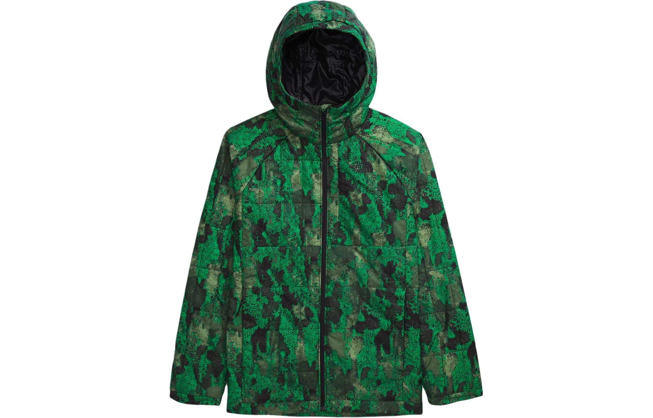 TNF Circaloft Full-Zip Hoodie Jade Camo Green NF0A86Z8-SHO