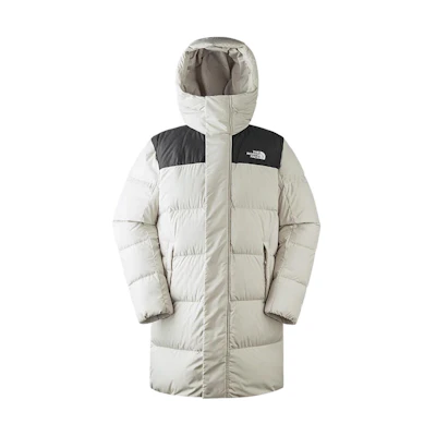 TNF City Outdoor Unisex Goose Down Hooded Windproof Jacket Gray NF0A7W7K-ODQ
