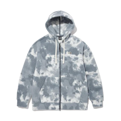 TNF Classic Hoodie Zip-Up Jacket Unisex Casual Solid Color NJ5JP28D