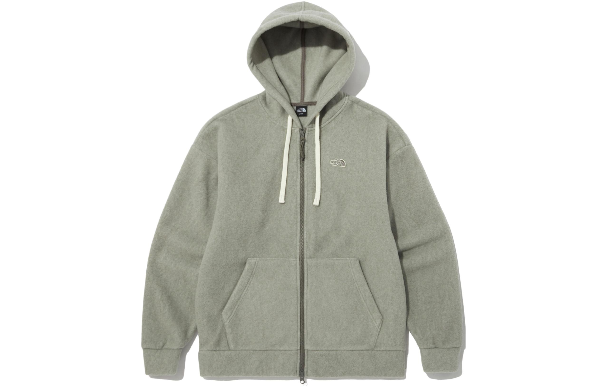 TNF Classic Logo Hoodie Unisex Grey-Green NJ5JP28C