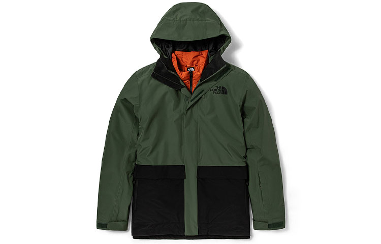 TNF Clement Triclimate® 3-in-1 Winter Jacket Green NF0A4QX7-1AU
