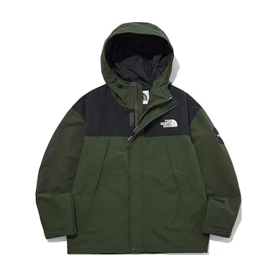 TNF Clement Triclimate® Colorblock Waterproof Jacket - Green NF0A82VO-KII