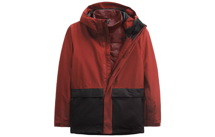 TNF Clement Triclimate® Men’s Waterproof Windproof Jacket - Red NF0A4QX7-CHL