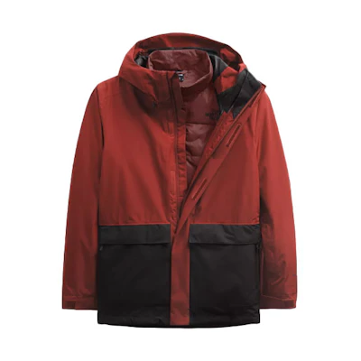 TNF Clement Triclimate® Men’s Waterproof Windproof Jacket - Red NF0A4QX7-CHL