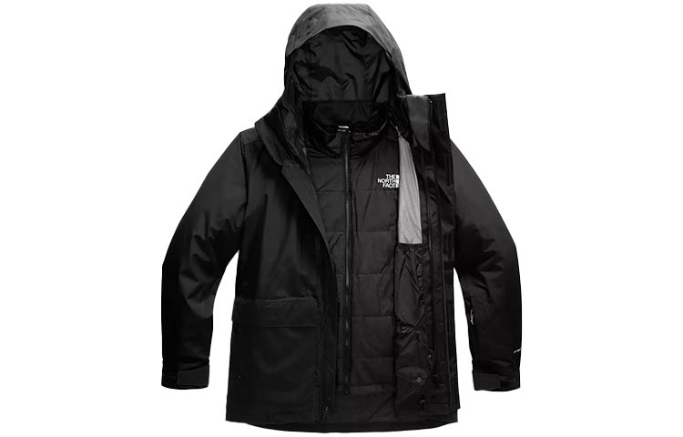 TNF Clement Triclimate Black Waterproof Jacket NF0A4QX7-JK3