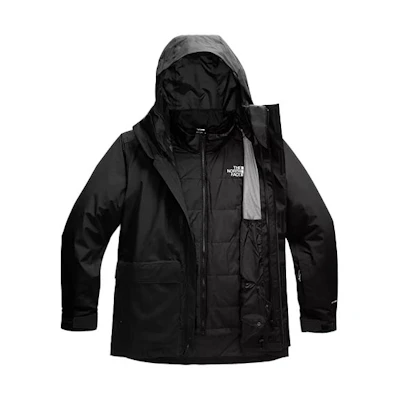 TNF Clement Triclimate Black Waterproof Jacket NF0A4QX7-JK3