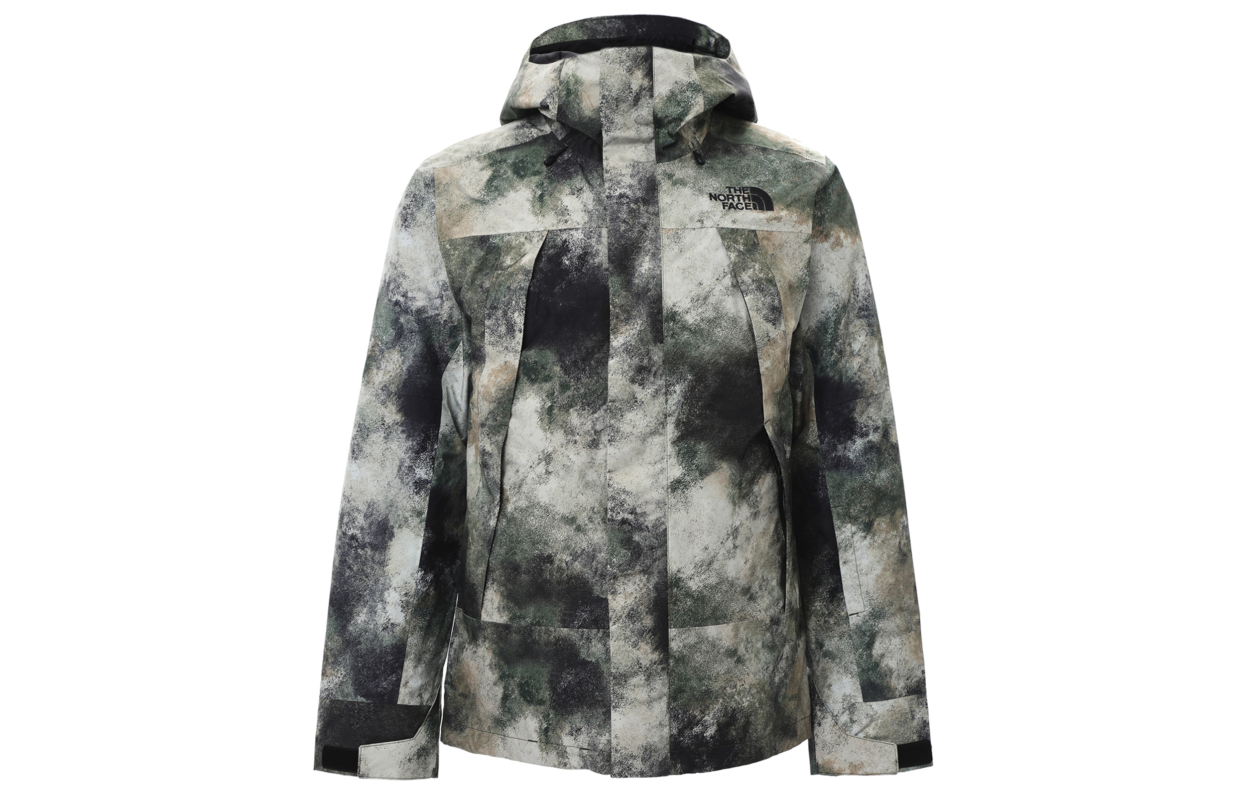 TNF Clement Triclimate Green Camo Waterproof Insulated Jacket Men NF0A82VO-OP1