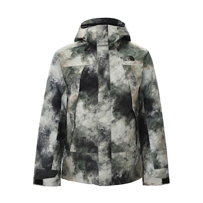 TNF Clement Triclimate Green Camo Waterproof Insulated Jacket Men NF0A82VO-OP1