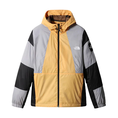 TNF Color-Block Zipper Stand-Collar Retro Jacket Yellow - NF0A7R2F4-W91