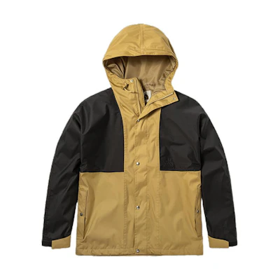 TNF Colorblock Adjustable Drawstring Hooded Jacket Khaki NFOA5J4U-ZSF