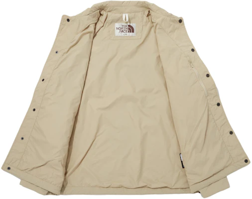 The North Face Colorblock Button-Up Shirt Jacket Beige Unisex NJ3BQ04K Shop The North Face Colorblock Button-Up Shirt Jacket Beige Unisex NJ3BQ04K