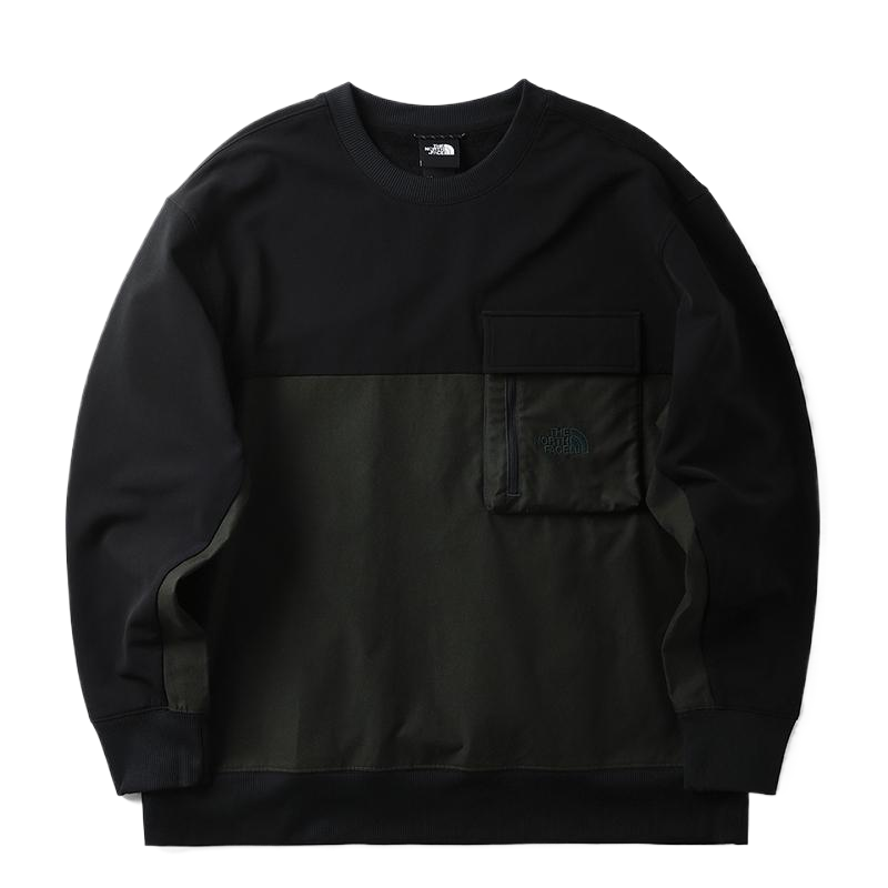 TNF Colorblock Crewneck Long Sleeve Sweatshirt HDA NF0A5JV4-HDA