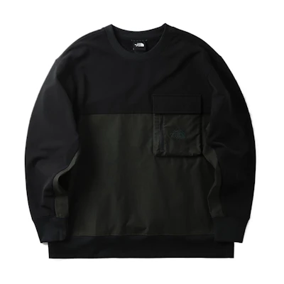 TNF Colorblock Crewneck Long Sleeve Sweatshirt HDA NF0A5JV4-HDA