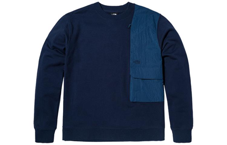 TNF Colorblock Crewneck Sweater Navy Blue NF0A7WDL-8K2
