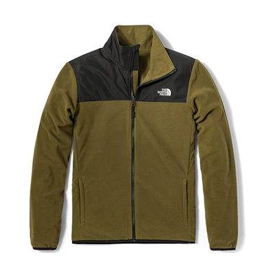 TNF Colorblock Fleece Jacket Green NF0A49AE-4Q6