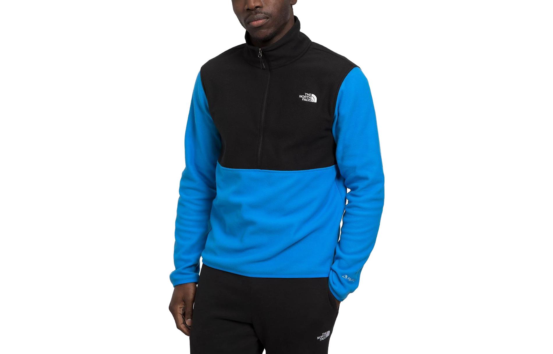 TNF Colorblock Half-Zip Pullover Logo Sweatshirt NF0A7ZX7-KPI