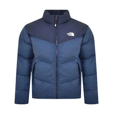 TNF Colorblock High Neck Zip Jacket Blue Mens NF0A853IN-96P