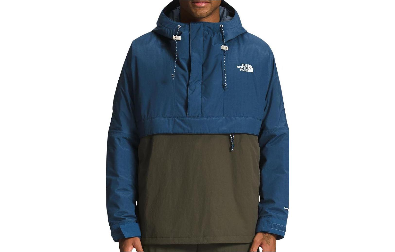TNF Colorblock Hooded Jacket - Navy Blue NF0A7ZYR-SV8