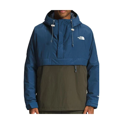TNF Colorblock Hooded Jacket - Navy Blue NF0A7ZYR-SV8