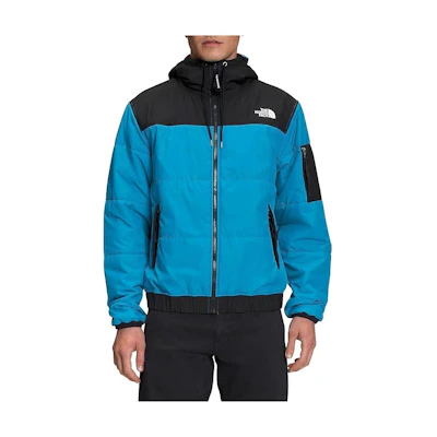 TNF Colorblock Hooded Jacket Acoustic Blue/TNF Black NF0A7WXQ-FG8