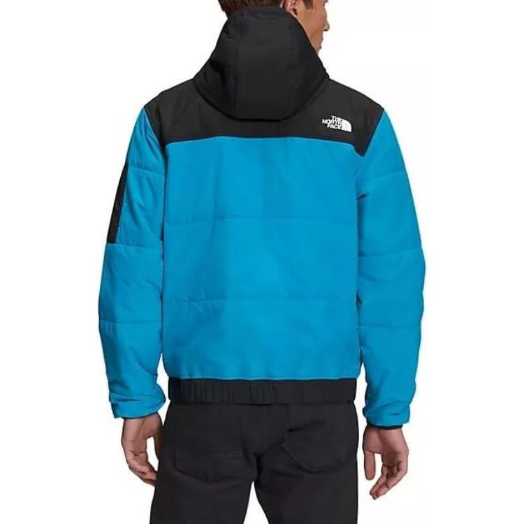 TNF Colorblock Hooded Jacket Acoustic Blue/TNF Black NF0A7WXQ-FG8 圖 3