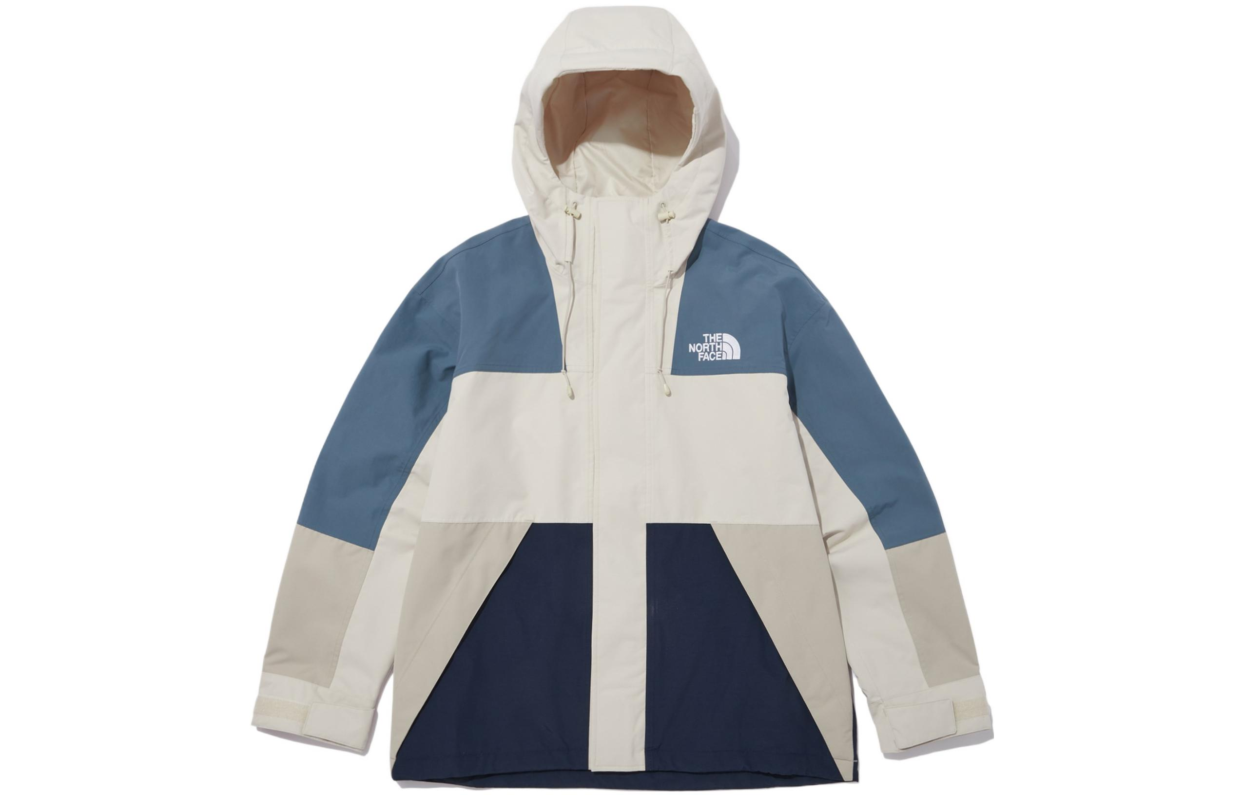 TNF Colorblock Hooded Jacket Unisex Blue NJ2HN51C