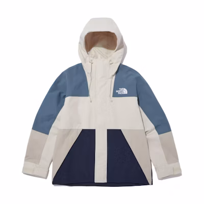 TNF Colorblock Hooded Jacket Unisex Blue NJ2HN51C