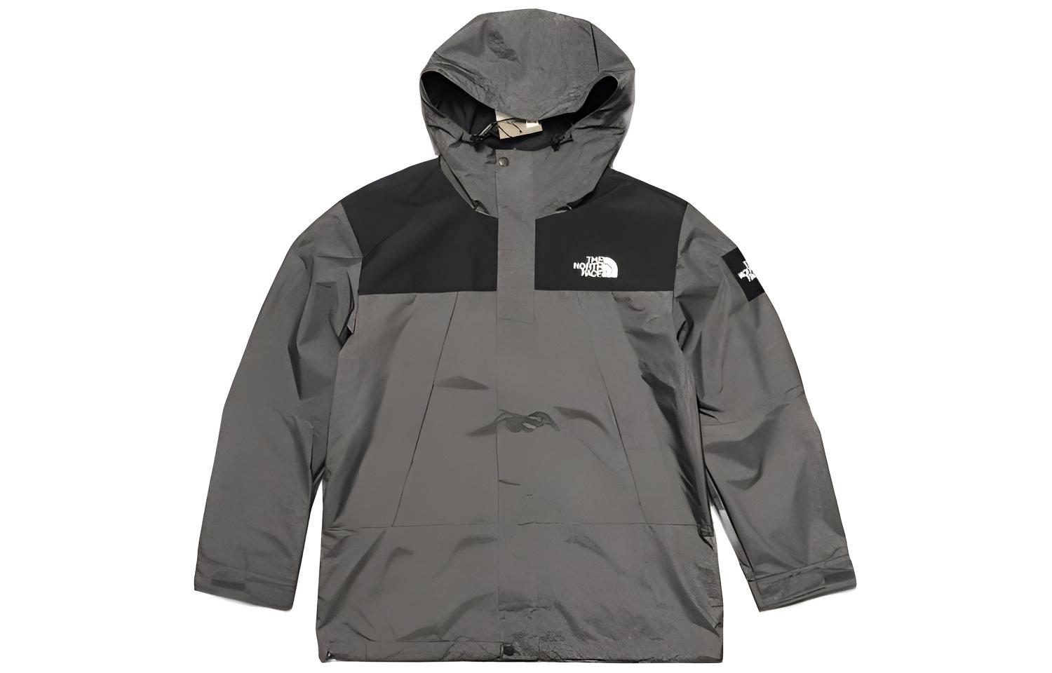 TNF Colorblock Hooded Jacket Unisex Grey NI4HM54L