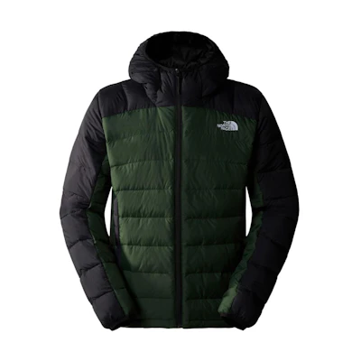 TNF Colorblock Hooded Zip Cotton Jacket - Green NF0A7WZW-I0P