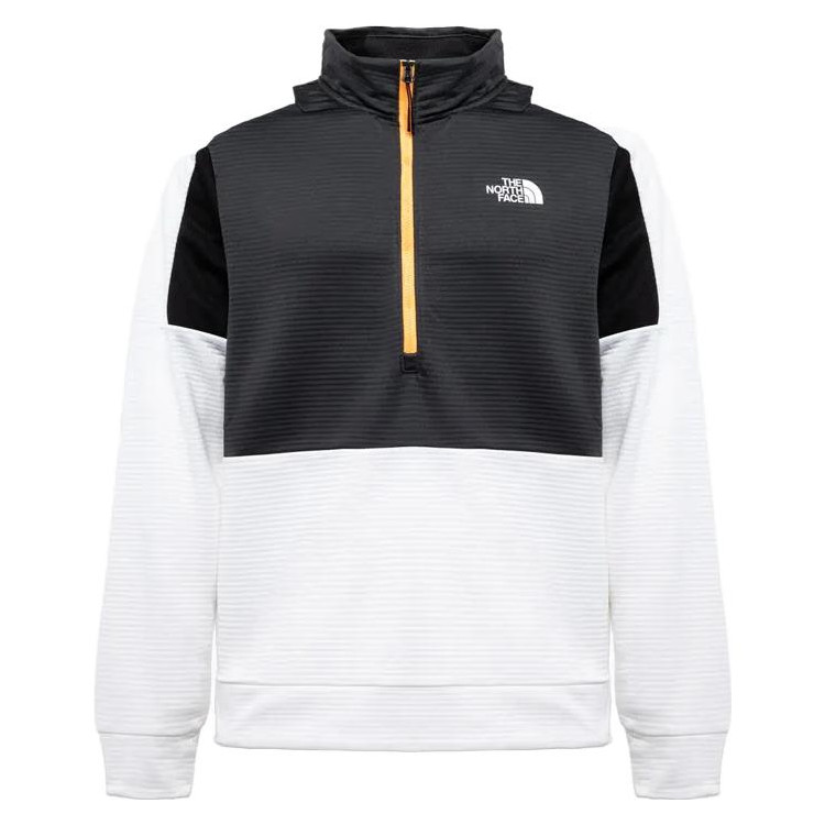 TNF Colorblock Letter Print High-Neck Sweatshirt Black NF0A8247-TNF