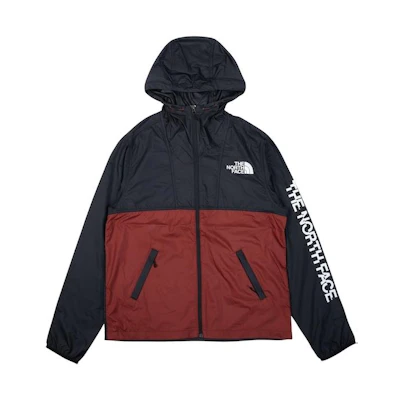 TNF Colorblock Letter Print Jacket Black NF0A7UVQ-11R