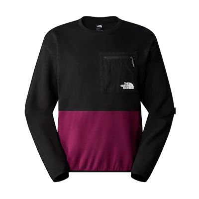 TNF Colorblock Logo Crewneck Sweatshirt Purple - NF0A7UQU-KK9