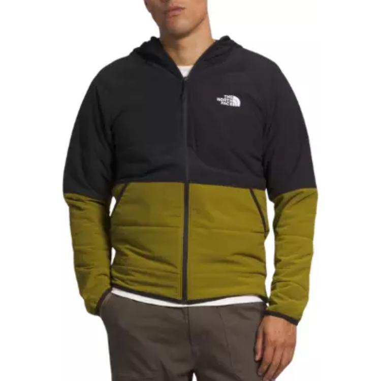 TNF Colorblock Logo Hoodie Zip Jacket Black NF0A7UPW-KTI