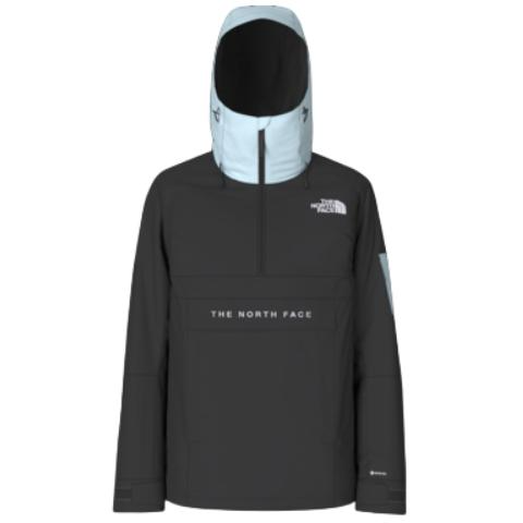 TNF Colorblock Logo Print Black Hooded Jacket NF0A82V7-KIF