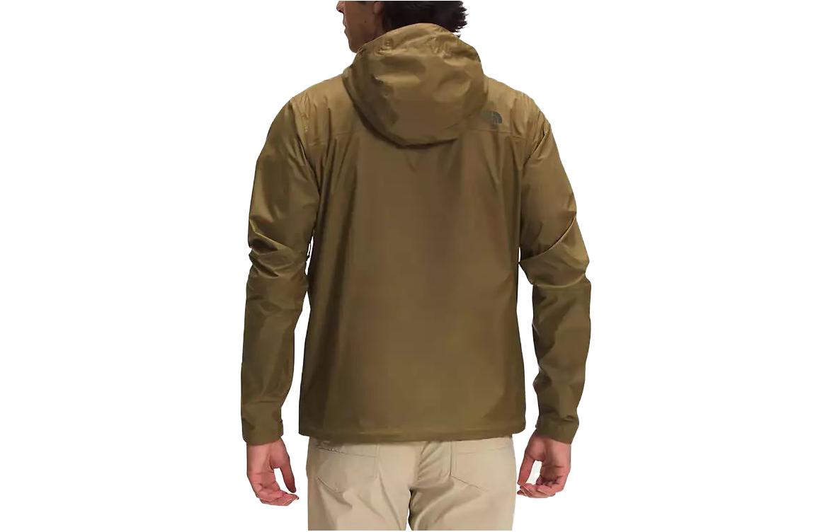 TNF Colorblock Logo Print Hooded Jacket Olive Green NF0A7QAW-37U 圖 3