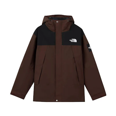 TNF Colorblock Logo Print Hoodie Jacket Unisex Maroon Red NI3BN50K