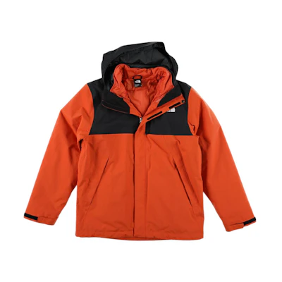 TNF Colorblock Logo Print Windbreaker Jacket NF0A52AN-EMJ