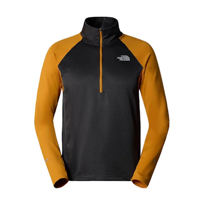 TNF Colorblock Logo Sweat-Wicking Pullover - Black Multicolor NF0A7SXP-OSD