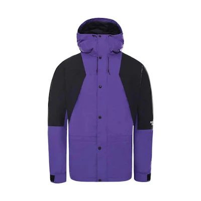 TNF Colorblock Logo Zip Hoodie Jacket Purple NF0A3XY5-NL4
