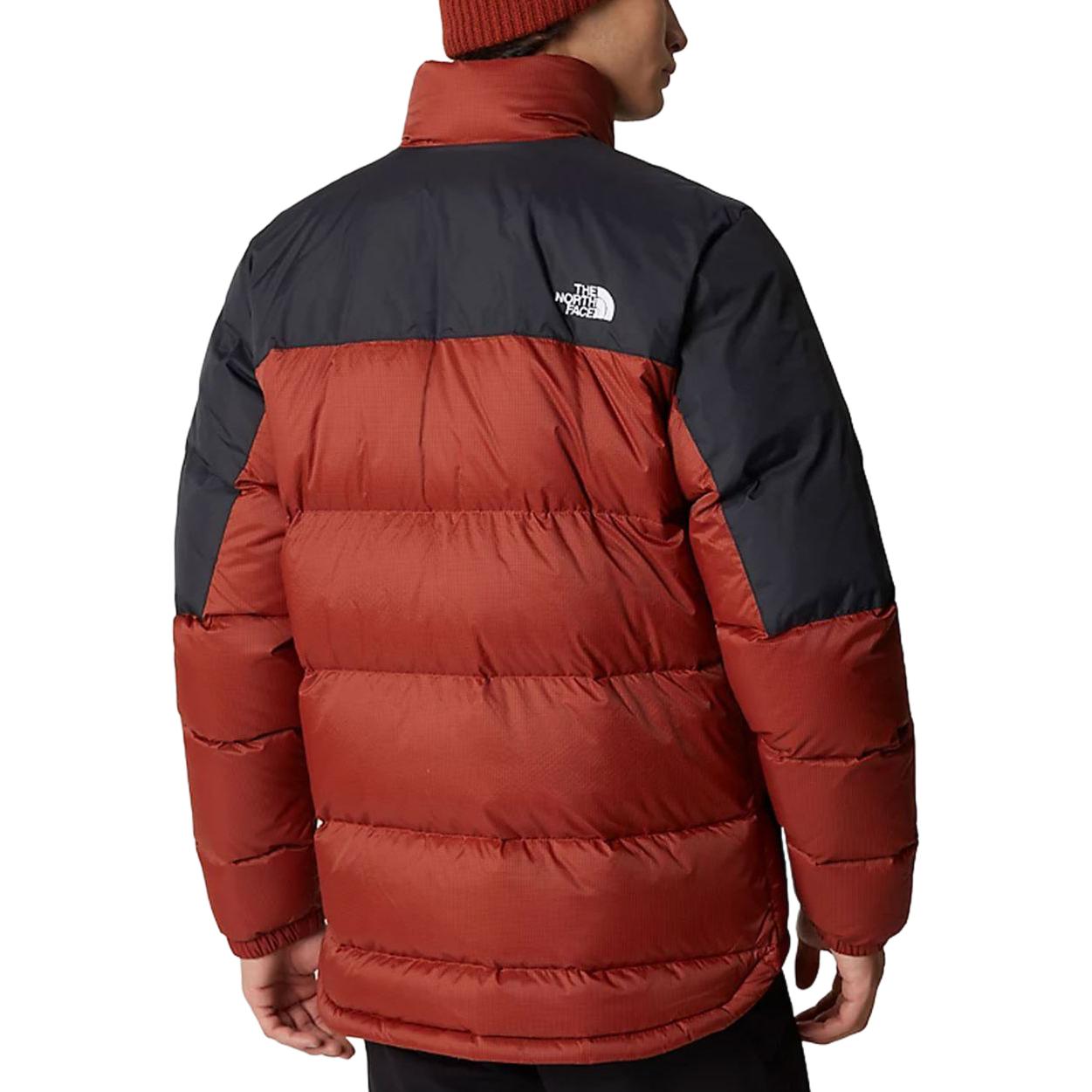 TNF Colorblock Loose-Fit Down Jacket with Logo and Embroidery NF0A4M9J-WEW 圖 4