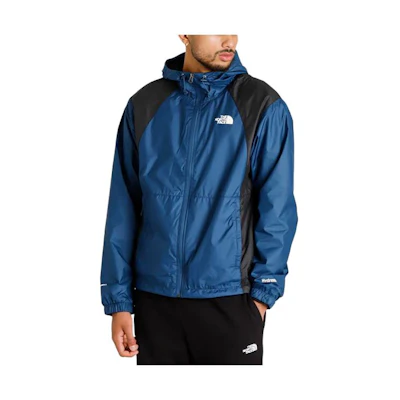 TNF Colorblock Outdoor Full-Zip Hoodie Jacket - Navy Blue NF0A5J5G-HDC