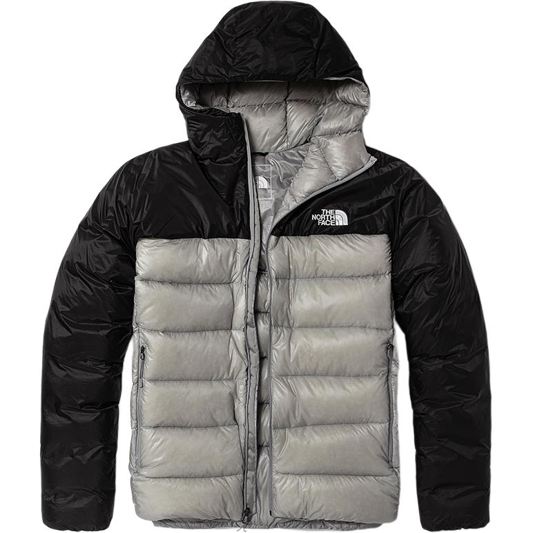 TNF Colorblock Puffer Jacket Gray/Black NF0A4N9X-GVV