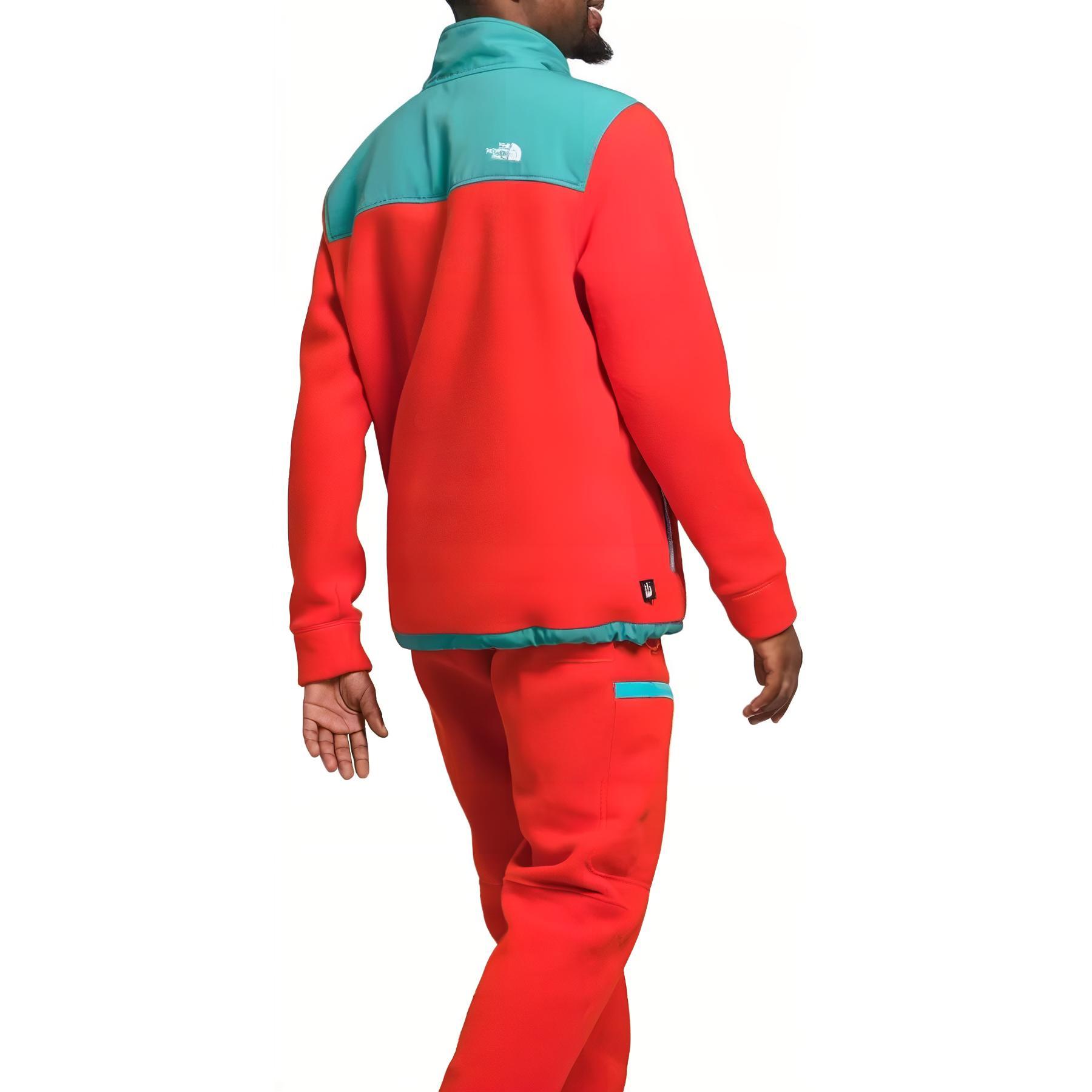 TNF Colorblock Pullover Sweatshirt Men’s Red Long Sleeve NF0A7UJ8-OW7 圖 3