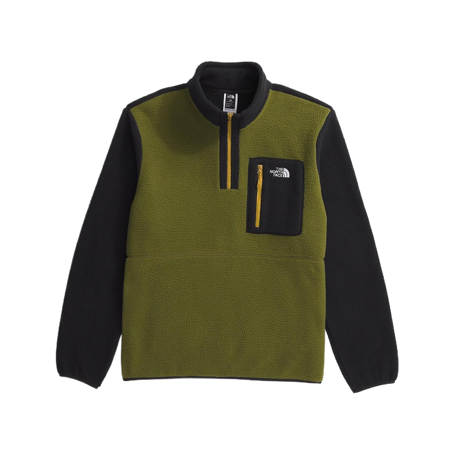 TNF Colorblock Pullover Sweatshirt Olive Green NF0A883S-3B7