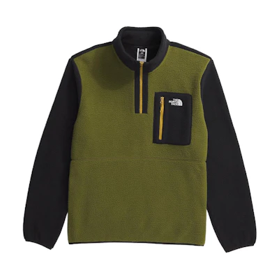 TNF Colorblock Pullover Sweatshirt Olive Green NF0A883S-3B7
