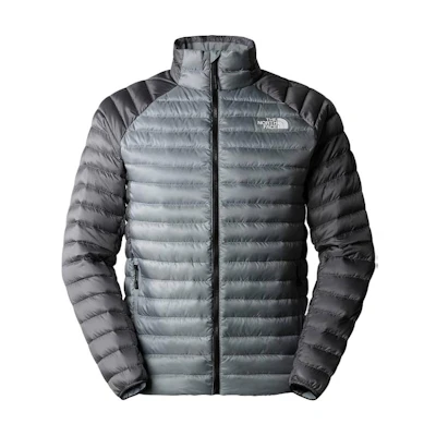 TNF Colorblock Raglan Long-Sleeve Cotton Jacket Pearl Grey NF0A87GY-WIY