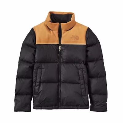 TNF Colorblock Stand Collar Down Jacket Black NF0A3LHX-JK3