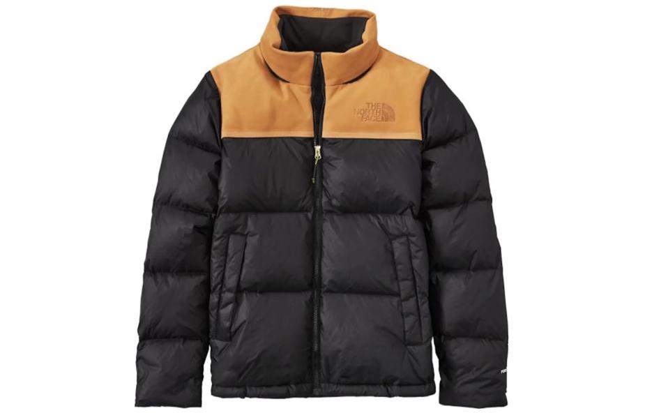 Order The North Face Jaket Hitam Down Leher Berdiri Warna Blok NF0A3LHX-JK3